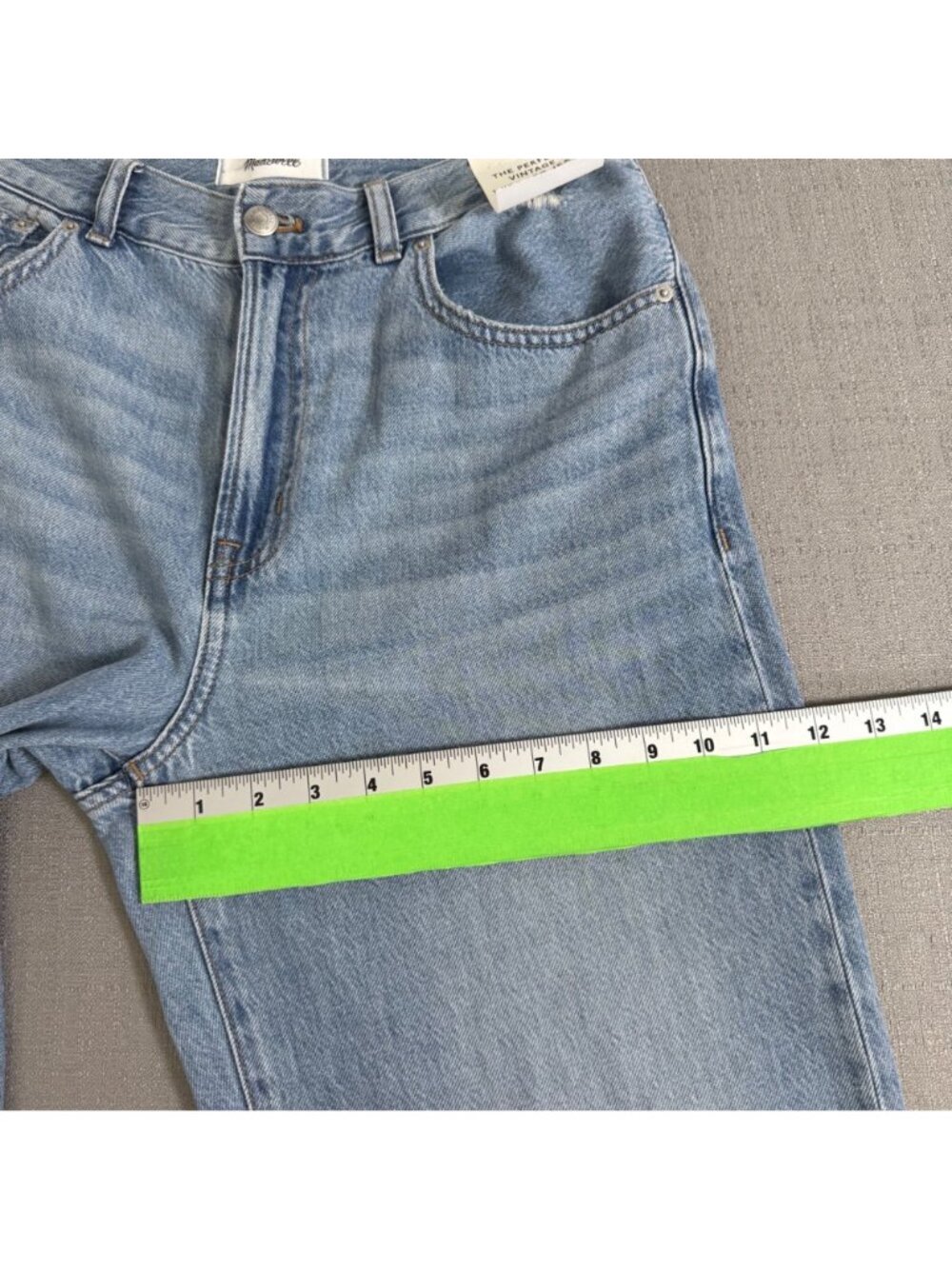 NWT Madewell The Perfect Vintage Wide-Leg Jean Women's Size 27 Tall Casual - Picture 11 of 16